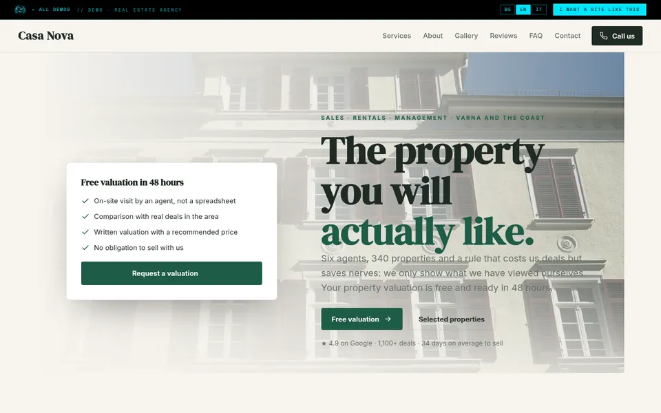 Casa Nova — Real estate agency