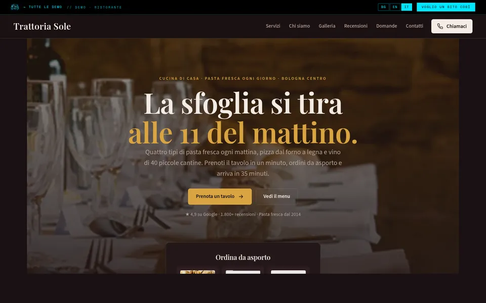Trattoria Sole — Ristorante