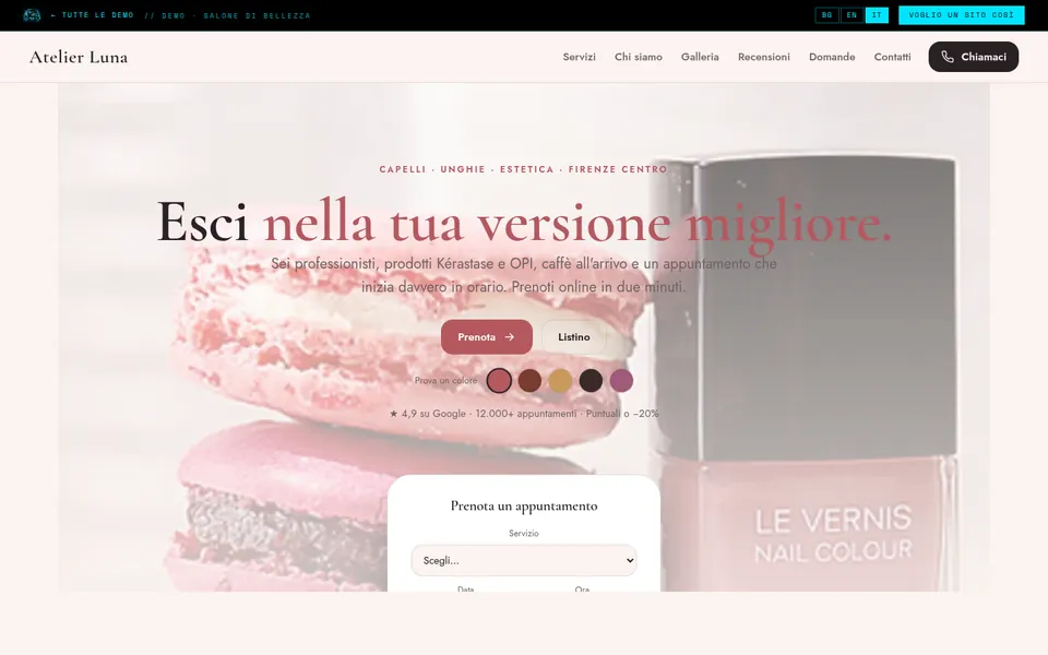 Atelier Luna — Salone di bellezza